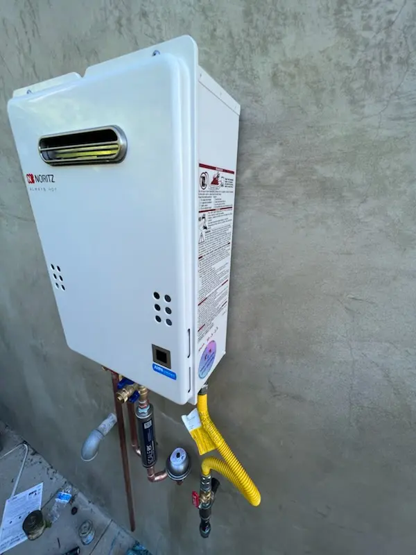 Tankless water heater installation for Appleridge Estates homes